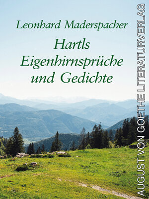 cover image of Hartls Eigenhirnsprüche und Gedichte